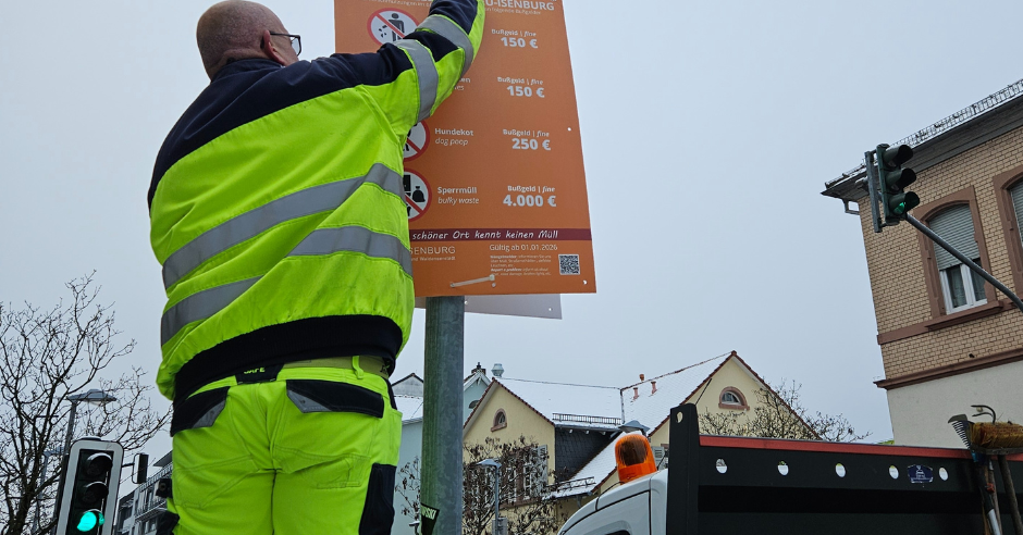 Fr eine saubere Stadt  Hhere Bugelder und mehr Kontrollen | Stadt Neu- Isenburg