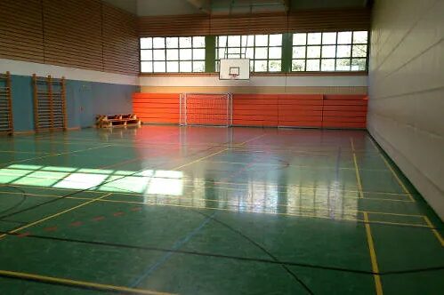 Foto vom Inneren der Geschwister Scholl Halle