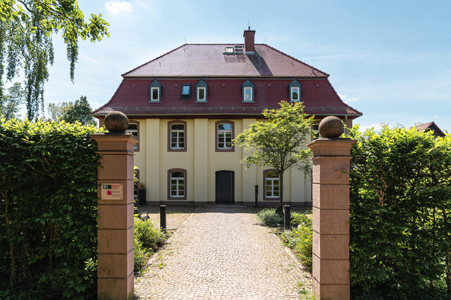 Blick auf die Bansamühle in Neu-Isenburg