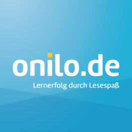 onilo.de Logo mit Slogan: Lernerfolg durch Lesespaß