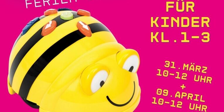 Cover Bee-Bots Ferien Coding Workshop