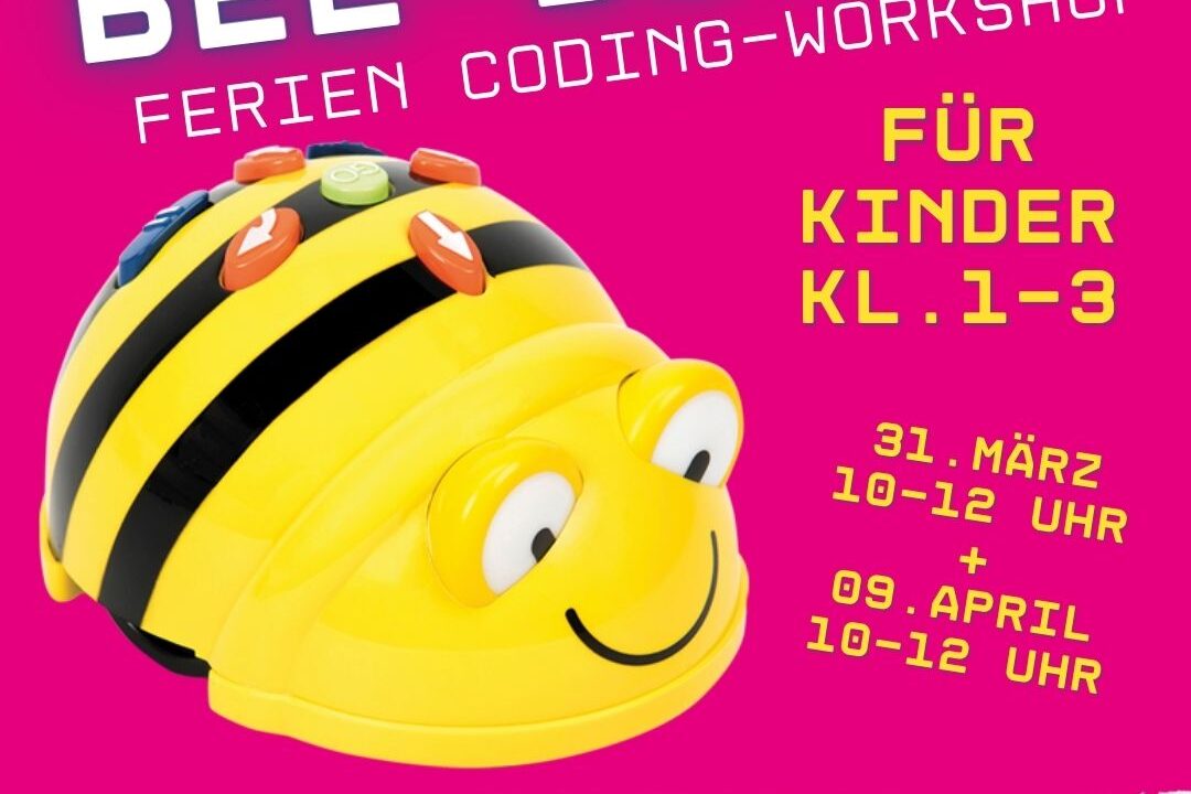 Cover Bee-Bots Ferien Coding Workshop