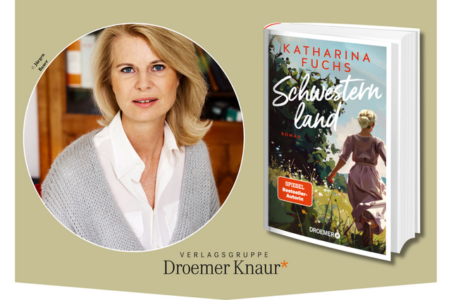 Cover Schwesternland, Porträt Katharina Fuchs