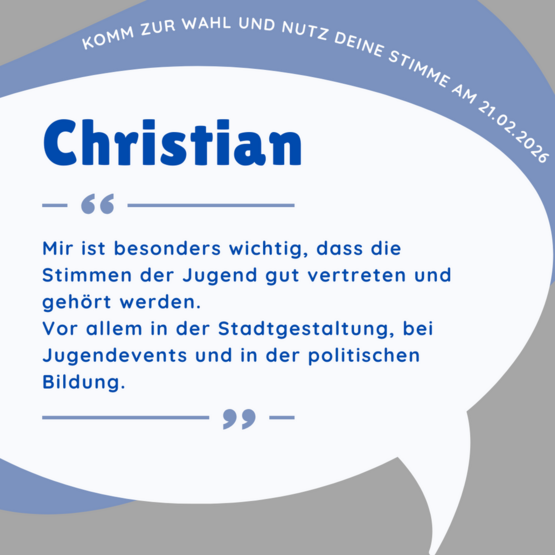 Kurzvorstellung Christian Bewerbung Jugendforum