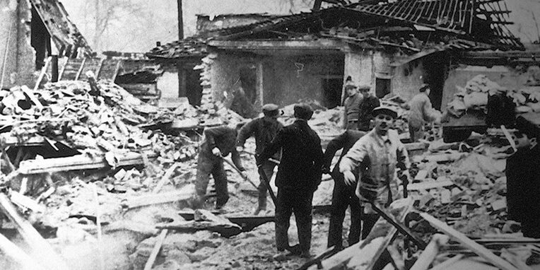 Bombennacht am 20.12.1943 in der Kronengasse