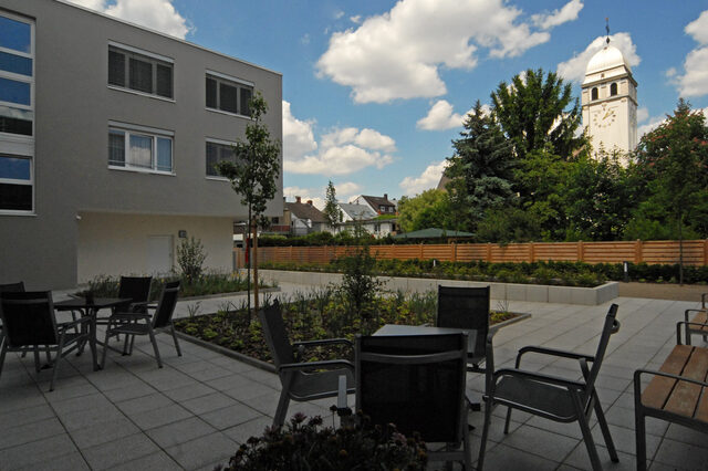 Innenhof Haus an der Köngigsheide