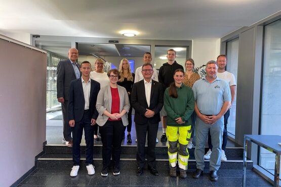 Die neuen Nachwuchskräfte der Stadt Neu-Isenburg