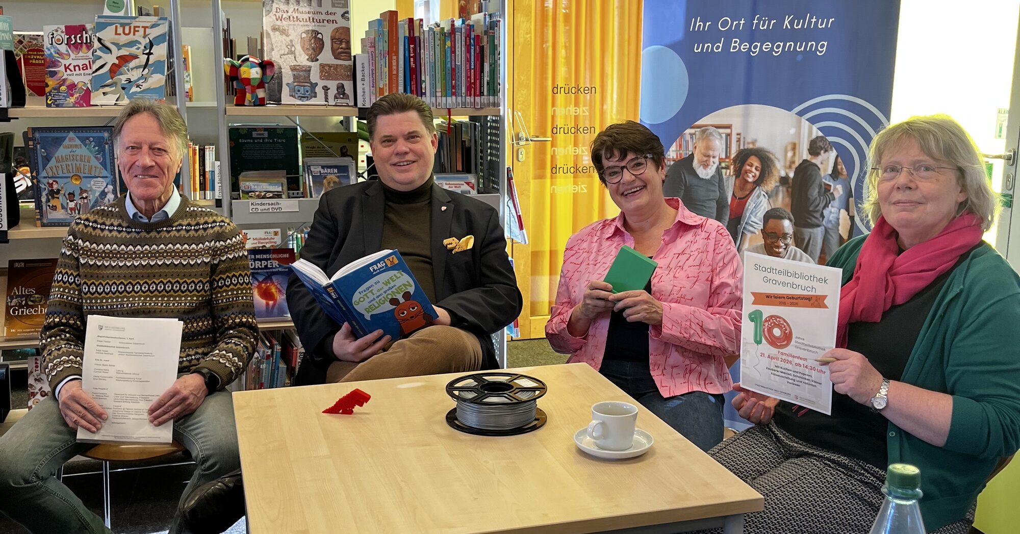 Stadtteilbibliothek Gravenbruch feiert 10-jähriges Bestehen | Stadt Neu ...