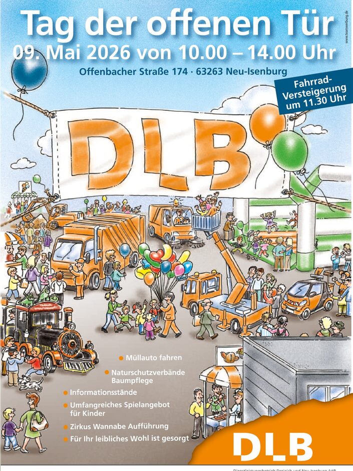 Ankündigung Tag der offenen Tür beim DLB AöR am 9. Mai 2026