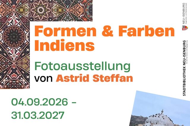 Ankündigungsflyer zur Ausstellung von Frau Astrid Steffan