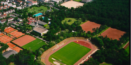 Luftaufnahme vom Sportpark Neu-Isenburg