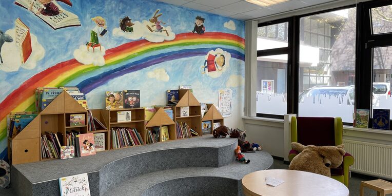 Kinderleseecke in der Stadtbibliothek Neu-Isenburg