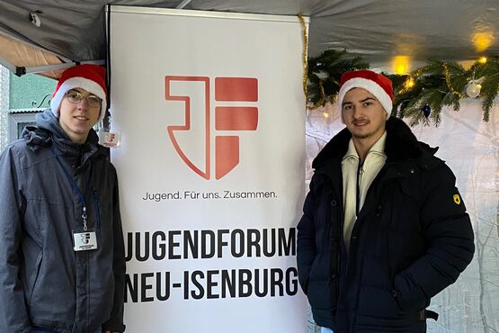 v.l.n.r Christian Adam, Luka Jekic