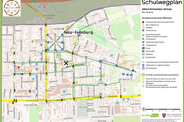 Neuer Schulwegplan Albert-Schweitzer-