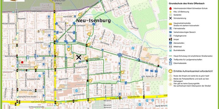 Neuer Schulwegplan Albert-Schweitzer-