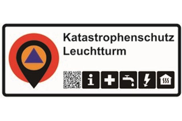 Symbol Katastrophenschutz Leuchtturm