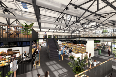 Im Bau befindliches Projekt - Markthalle