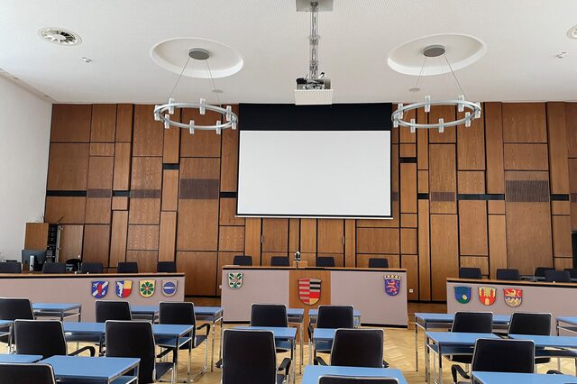 Plenarsaal im Rathaus Neu-Isenburg