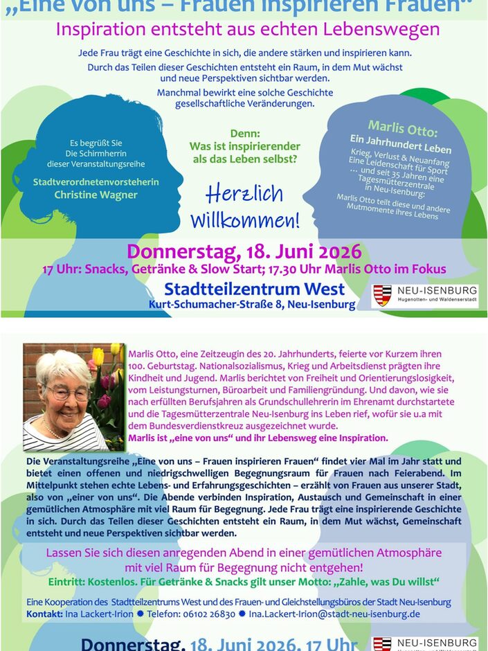 Plakat Ankündigung Veranstaltung