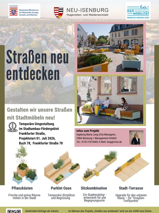 Plakat Straßen neu entdecken