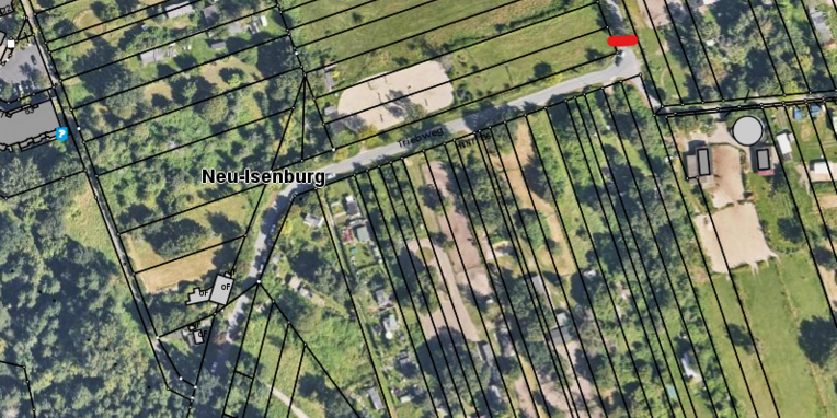 Luftbild Schindkautsweg und Triebweg