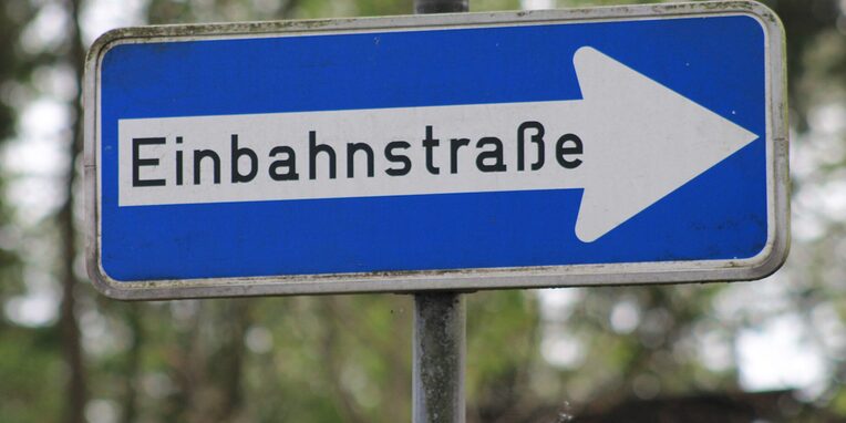Einbahnstraße