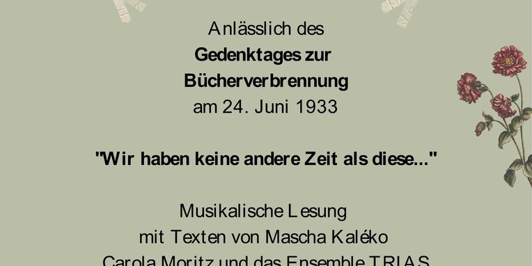 Plakat Ankündigung