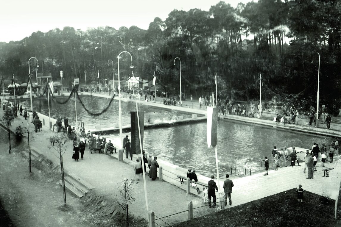 Waldschwimmbad bei Eröffnung