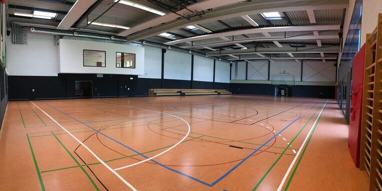 Sporthalle in der Rudi Seiferlein Halle im Sportpark