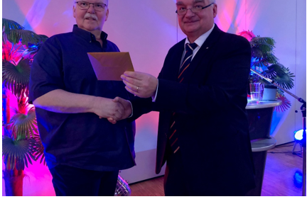 Dieter Blattmann bei der JHV