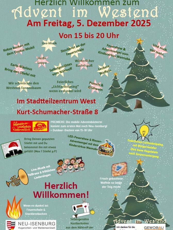 Advent im Westend am 5. Dezember 2025