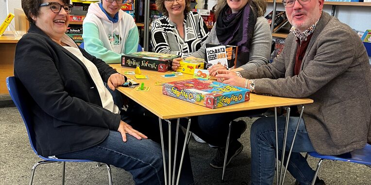 vlnr Katja Harjes, Micah Nagel, Linda Hein, Julia Dornburg, David Cappel