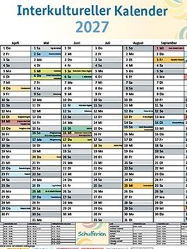 Interkultureller Kalender 2027