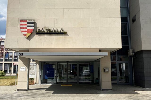 Eingangsbereich Rathaus Neu-Isenburg