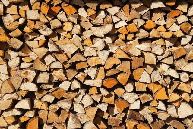 Brennholz, Holzhaufen