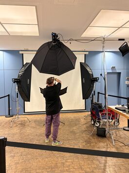 Vor Ort konnten sich die Jugendlichen professionelle Bewerbungsfotos anfertigen lassen