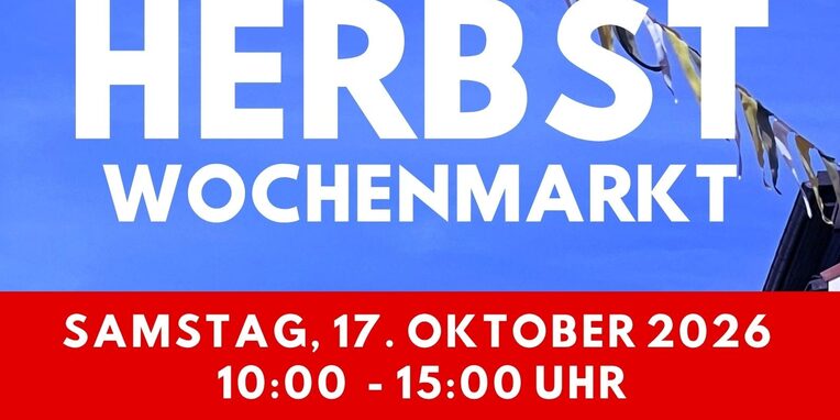 Flyer Herbstwochenmarkt