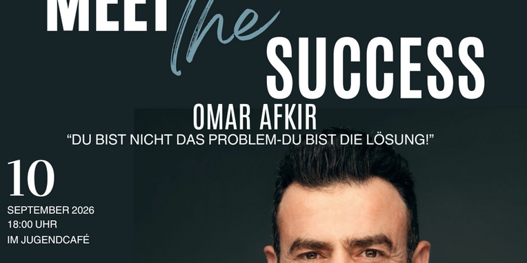 Plakatankündigung zur Veranstaltung im Jugendcafé am 10. September