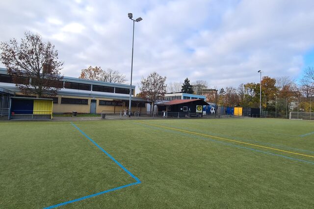 Gebäude am Sportplatz Gravenbruch