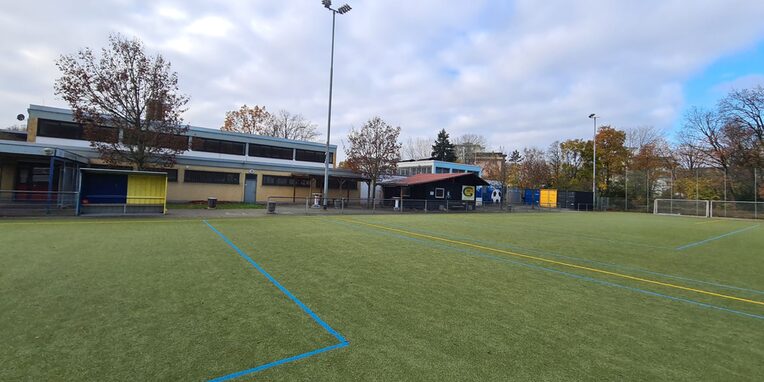 Gebäude am Sportplatz Gravenbruch