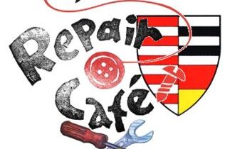 Logo Repair Café mit Isenburger Wappen