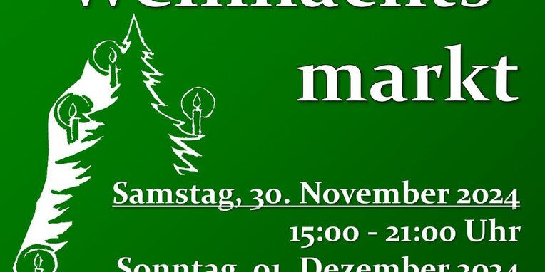 Plakat Weihnachtsmarkt