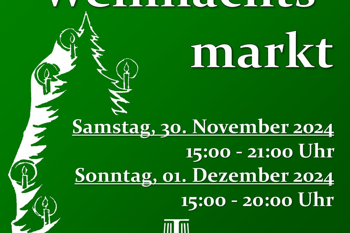 Plakat Weihnachtsmarkt