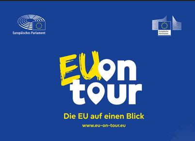 Logo Wanderausstellung EU on tour